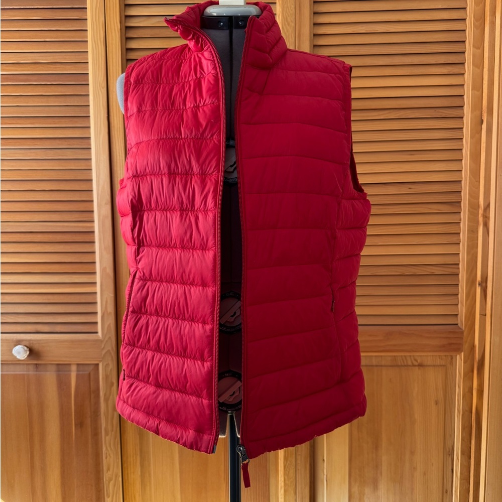 Red Puffer Vest